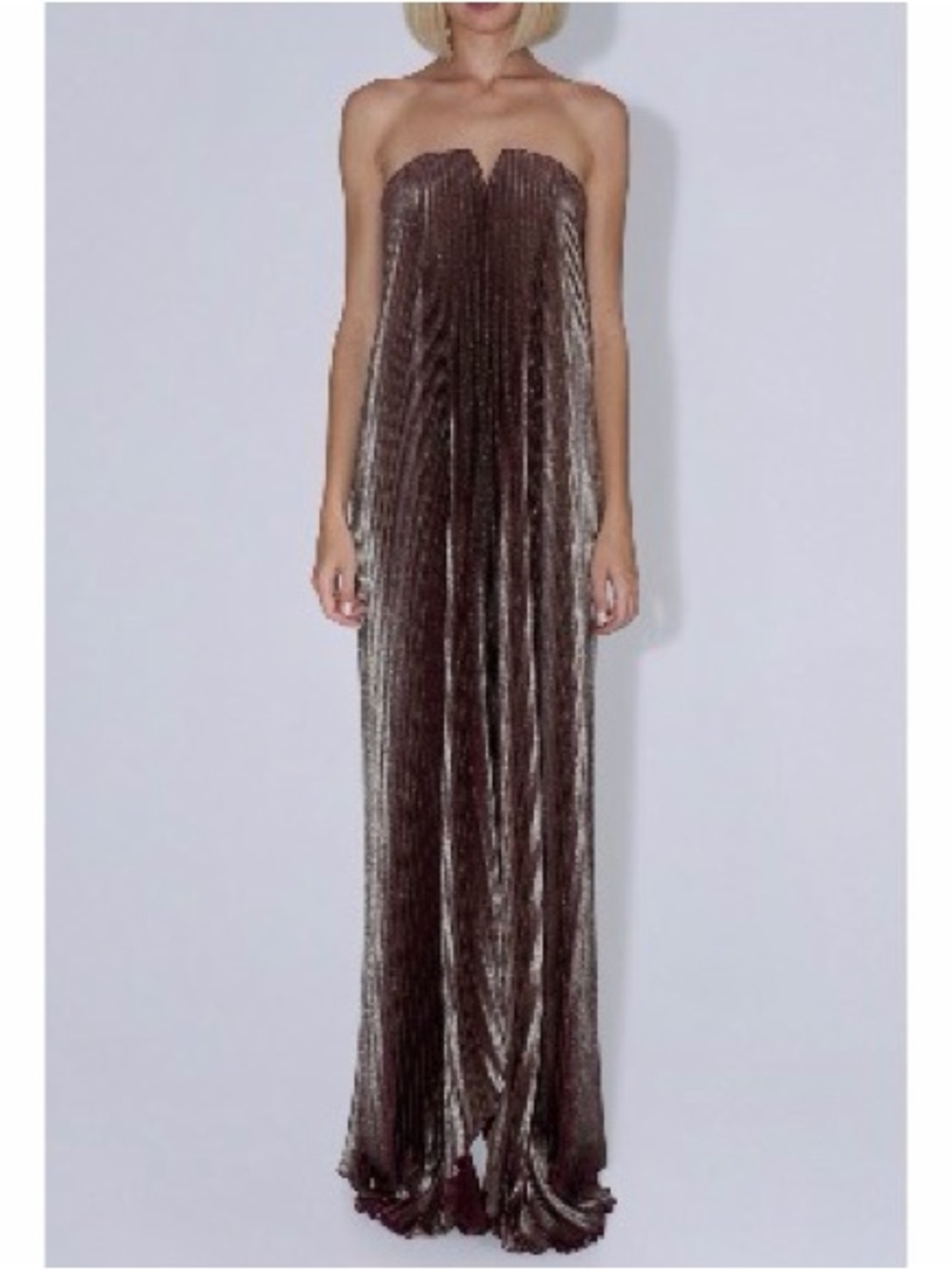 L’IDEE Black Tie Gown in Amaro Shine